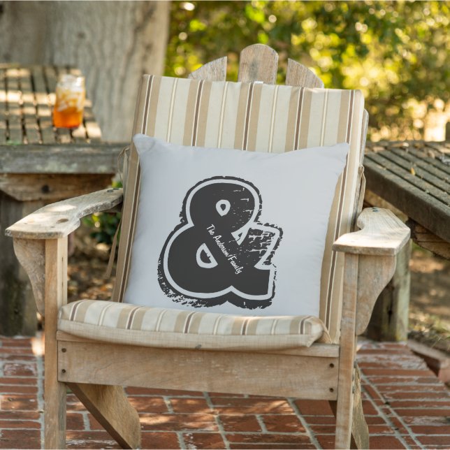 Personalized Ampersand Pillow (Chair)