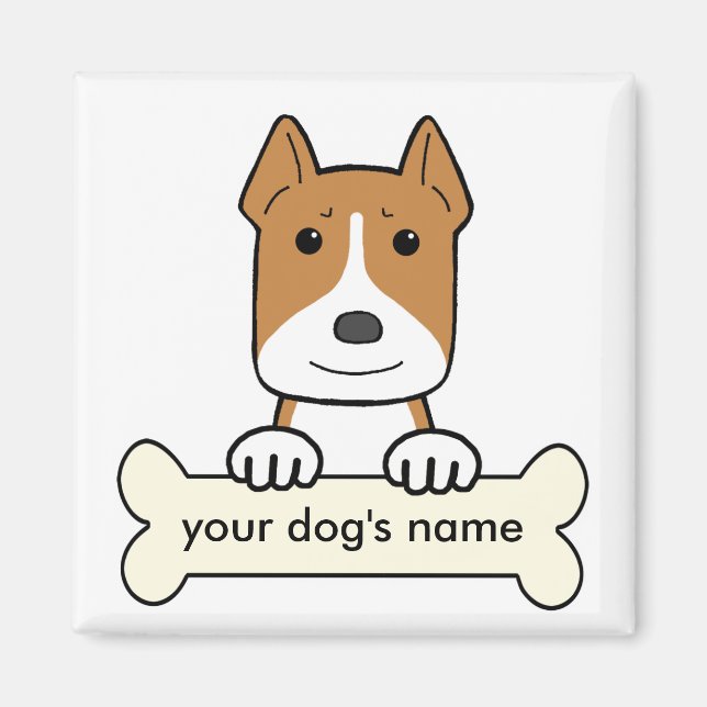 Personalized Amstaff Magnet (Front)