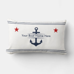 Personalized Anchor Pillow