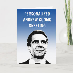 Personalized Andrew Cuomo Greeting Card