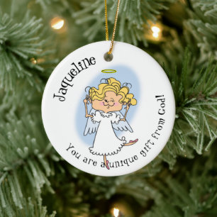 Personalized Angel Gift from God Ornament
