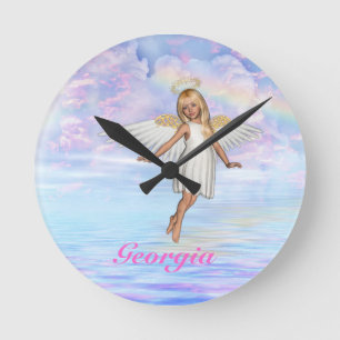 Personalized Angel Sky Wall Clock