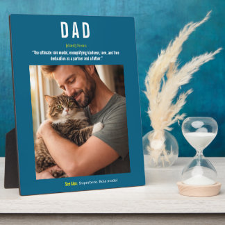 Personalized Animal Father’s Day | Cute Animals Plaque