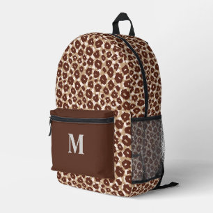 Personalized Animal Print backpack