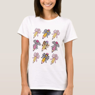 Personalized animal print coquette bows T-Shirt