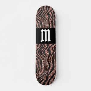Personalized Animal Print Skateboard