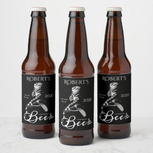 Personalized Anime/Manga Character Beer Bottle Label