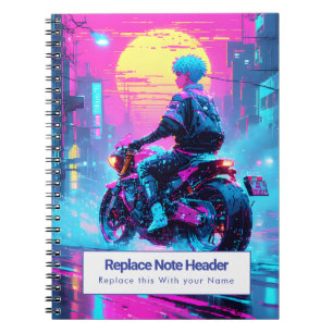 Personalized Anime Themed Notebook