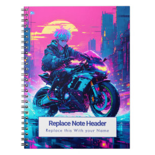 Personalized Anime Themed Notebook