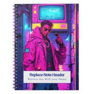 Personalized Anime Themed Notebook
