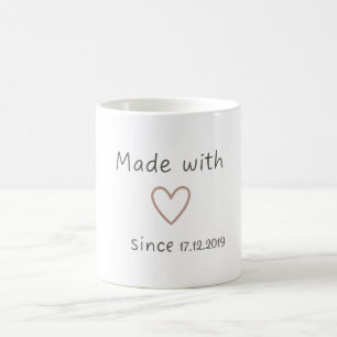 Personalized Anniversary Gift for Couples Coffee Mug
