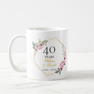 Personalized Anniversary Gifts - Custom Couple Coffee Mug