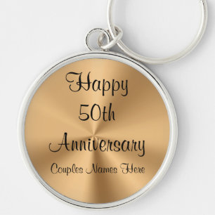 Personalized Anniversary Keychains with YOUR TEXT