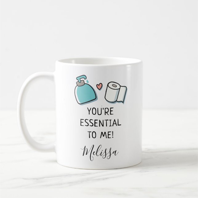 Personalized Anniversary Pandemic Year Coffee Mug (Left)