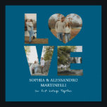 Personalized Anniversary Photo  Poster<br><div class="desc">Celebrate your love story with this stunning personalized anniversary photo poster. Features an elegant collage layout that beautifully displays your favourite memories together, complete with your custom names and anniversary message. High-quality printing on premium paper ensures vibrant colours and crisp details that will last for years. The versatile design works...</div>