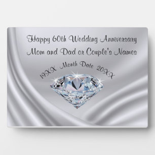 Personalized Anniversary Plaques for Parents