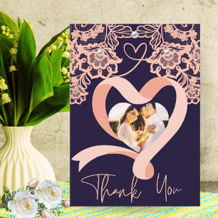 Personalized Anniversary Thank You Card with Photo