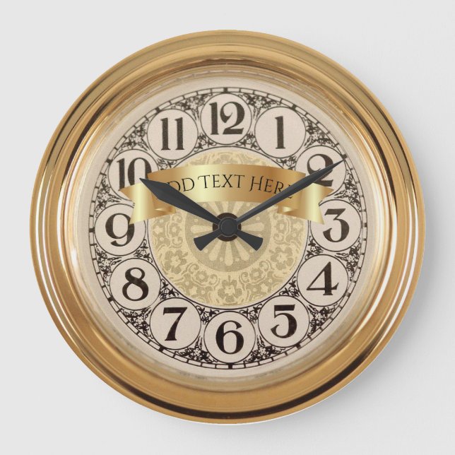 Personalized Anniversary Wall Clock (Front)
