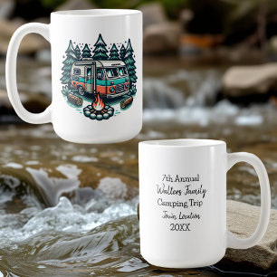 Personalized Annual Camping Trip  Coffee Mug