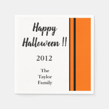 Personalized Any Name Trendy Happy Halloween Party