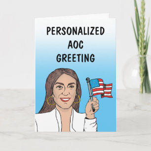 Personalized AOC Greeting Card