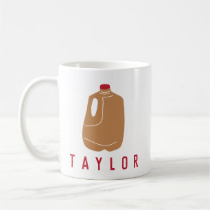 Personalized Apple Cider Jug Illustration Coffee Mug