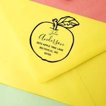 Personalized Apple Frame Return Address