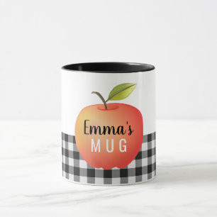 Personalized Apple Mug