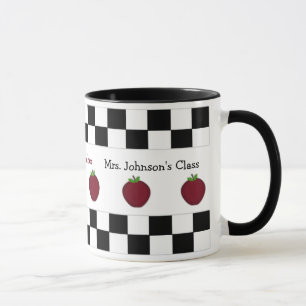 Personalized Apple Teacher Mug
