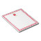 Personalized Apple Teacher Notepad, Red