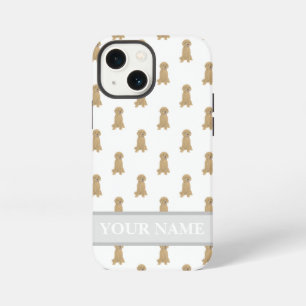 Personalized Apricot Red Golden Doodle iPhone 13 Mini Case
