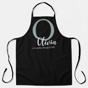 Personalized Apron Custom Chef Denim Apron CookiNG