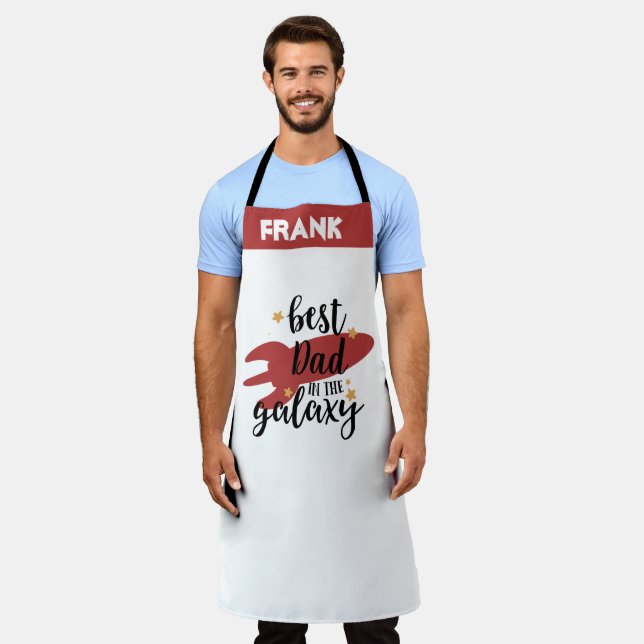 Personalized Apron, Father's Day Dad Apron (Worn)