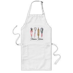 Personalized Apron, Name Apron, Custom Name Long A Apron
