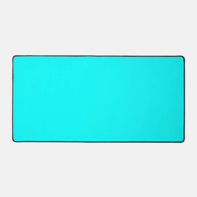 Personalized Aqua Colour Desk Mat for Home/Office (Front)