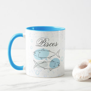 Personalized Aqua Essence Pisces Mug