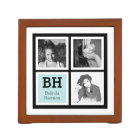 Personalized Aqua Pen Holder 3 Instagram Photos