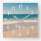Personalized Aqua Seaside Beach Scene