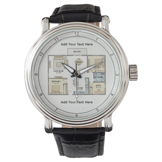 Personalized Architect Plans Watch (Front)