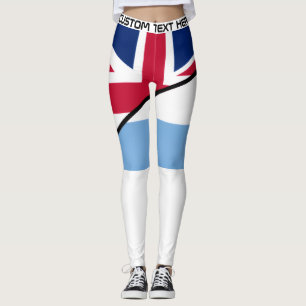 Personalized Argentina England Football Leggings