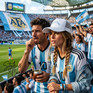 Personalized ARGENTINA Text Bold Trucker Hat Desig