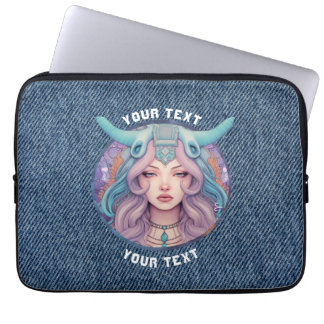 PERSONALIZED ARIES ZODIAC SIGN  LAPTOP SLEEVE