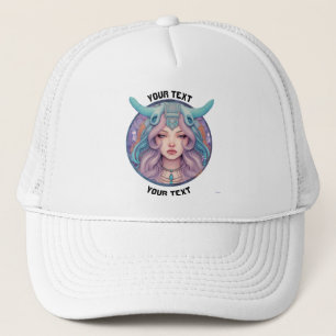 PERSONALIZED ARIES ZODIAC SIGN TRUCKER HAT