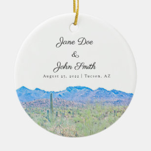 Personalized Arizona Desert Ceramic Ornament
