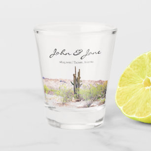 Personalized Arizona Desert Shot Glass