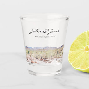 Personalized Arizona Desert Shot Glass