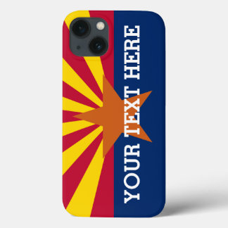 Personalized Arizona Flag iPhone 13 Case