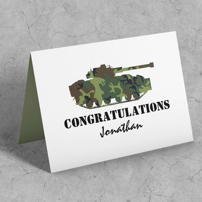 Personalized Army Passing Out Card (Creator Uploaded)