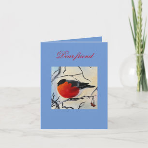 Personalized art card Folded Note Card