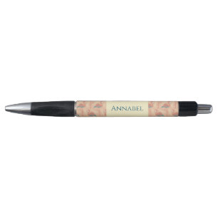 Personalized Art Deco inspired Flamingo Pen